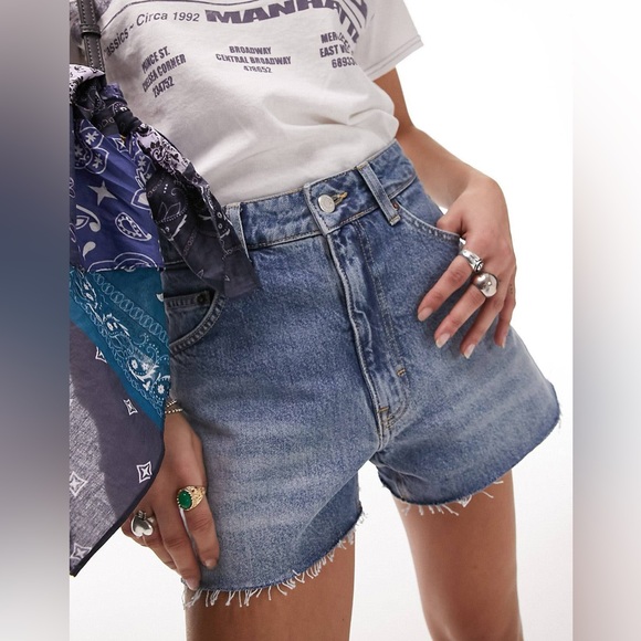 Topshop Pants - TOPSHOP Aline Shorts Size 6 Denim
